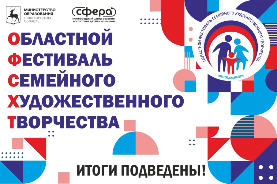 Друзья! Подведены итоги областного фестиваля семейного художественного творчества!