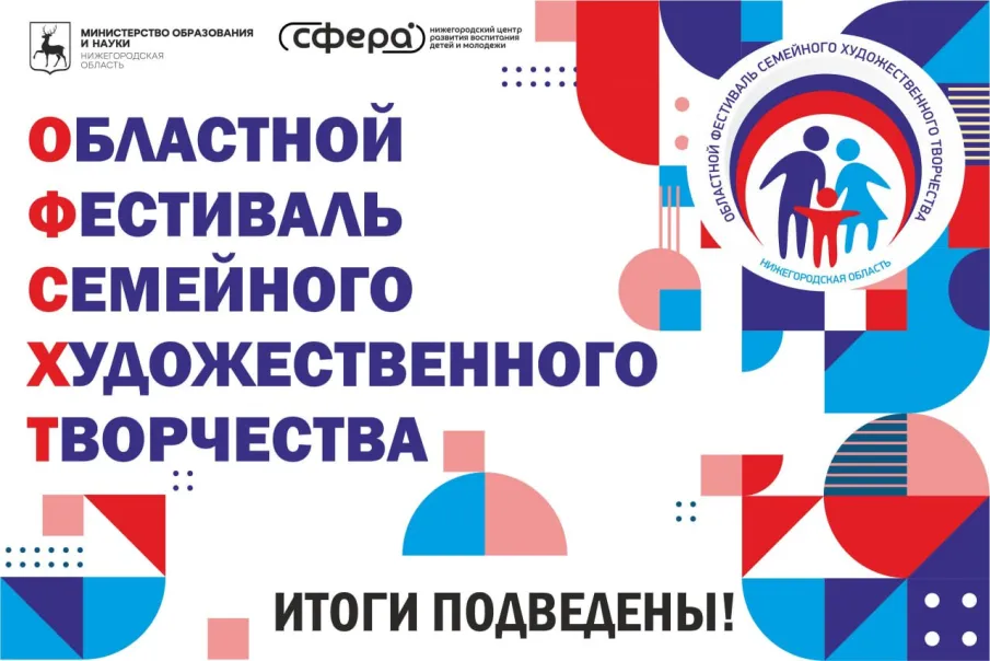Подведены итоги областного фестиваля семейного художественного творчества!