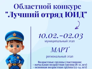 Областной конкурс «Лучший отряд ЮИД»