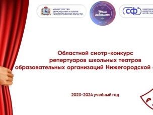 Результаты заочного отборочного этапа | Областной смотр-конкурс репертуаров школьных театров образовательных организаций 2023- 2024 учебном году Нижегородской области