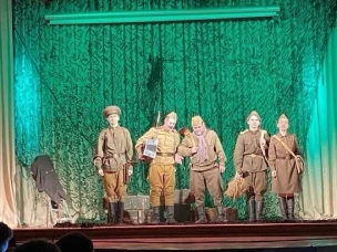 Спектакль «Василий Теркин» в ГБУ ДО НЦ «Сфера»