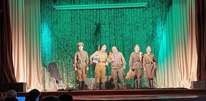 Спектакль «Василий Теркин» в ГБУ ДО НЦ «Сфера»