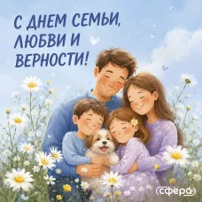 С Днем семьи, любви и верности! 